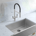 Torneira Monocomando Gourmet de Pia para Cozinha com Bica Alta Flexível Niquel 80060 Debacco