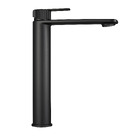 Torneira Monocomando de Pia para Banheiro com Bica Alta Preto Fosco Neo Sensea
