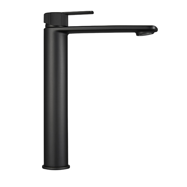 Torneira Monocomando de Pia para Banheiro com Bica Alta Preto Fosco Neo Sensea