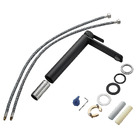 Torneira Monocomando de Pia para Banheiro com Bica Alta Preto Fosco Neo Sensea