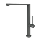 Torneira Monocomando de Pia para Cozinha com Bica Média Cinza Escuro Debacco