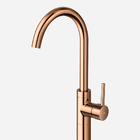 Torneira Monocomando De Piso Para Banheira (fiora Rosé Gold)