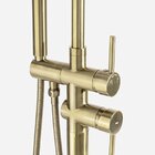 Torneira Monocomando De Piso Para Banheira (maule Dourada)