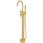 Torneira Monocomando De Piso Para Banheira (maule Dourada)