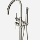 Torneira Monocomando De Piso Para Banheira (maule Níquel)