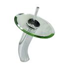 Torneira Monocomando De Vidro Redonda Alta Incolor