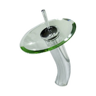 Torneira Monocomando De Vidro Redonda Alta Incolor