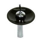 Torneira Monocomando De Vidro Redonda Alta Preta