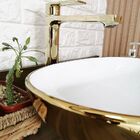 Torneira Monocomando Dourada - Reno Rt400