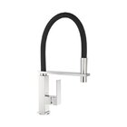 Torneira Monocomando Eco Quadrado Silicone Preto 45cm 2317p