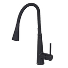 Torneira Monocomando Flex para Pia de Cozinha Bica Alta Preta BK99 Fani