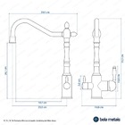 Torneira Monocomando Giratória Com Filtro Aran Bela Metais Do