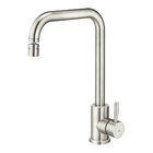 Torneira Monocomando Giratória Cozinha Inox (malta Escovada)