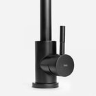 Torneira Monocomando Giratória Cozinha Inox (malta Preta)