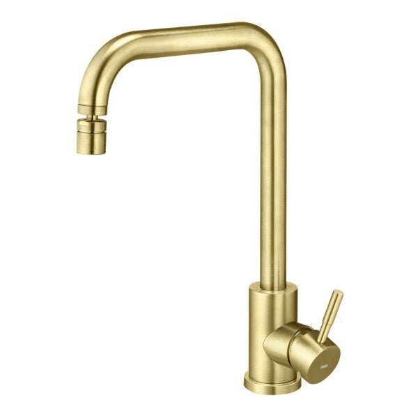 Torneira Monocomando Giratória Cozinha Inox Bela Metais Doura