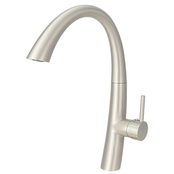 Torneira Monocomando Giratória De Cozinha (Malibu Níquel)