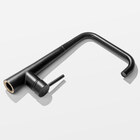 Torneira Monocomando Giratória De Cozinha (maui Preta Fosca)