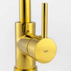 Torneira Monocomando Giratória De Cozinha (Santorini Dourada)