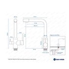 Torneira Monocomando Giratória De Filtro Ubatuba Bela Metais
