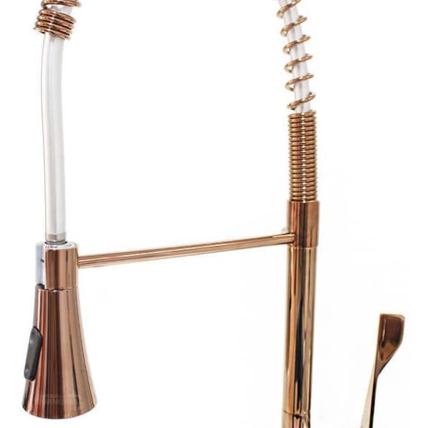 Torneira Monocomando Gourmet 57 Cm Miami Rosê Gold 3424