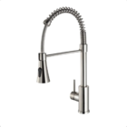 Torneira Monocomando Gourmet Bancada Cozinha Luxo Aço Escovado