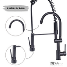 Torneira Monocomando Gourmet Cozinha 75cm 2 Saídas – Acabamen