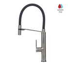 Torneira Monocomando Gourmet para Pia de Cozinha Bica Alta Cinza Fani