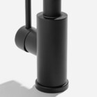 Torneira Monocomando Gourmet De Cozinha Inox (maldivas Preta