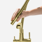 Torneira Monocomando Gourmet De Filtro (nassau Dourada Fosca)