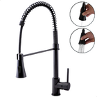 Torneira Monocomando Gourmet de Pia Cozinha Preta Black Flexí