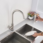 Torneira Monocomando Gourmet de Pia para Cozinha com Bica Alt