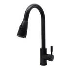 Torneira Monocomando Gourmet Extensível Lisboa Preta 3417