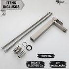 Torneira Monocomando Inox Resistente A Maresia Bica Alta Esco