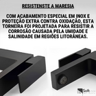 Torneira Monocomando Inox Resistente A Maresia Bica Alta Pret
