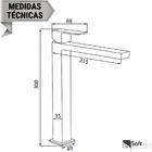 Torneira Monocomando Inox Resistente A Maresia Bica Alta Pret