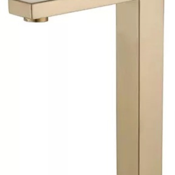 Torneira Monocomando Lavabo Banheiro Bica Alta Santorini Dour