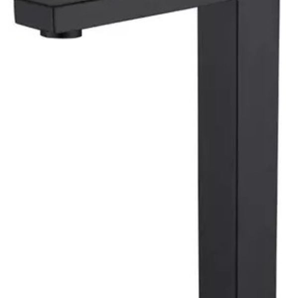 Torneira Monocomando Lavabo Banheiro Bica Alta Santorini Preta