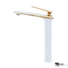 Torneira Monocomando Lavatório Bica Alta Petra Branca