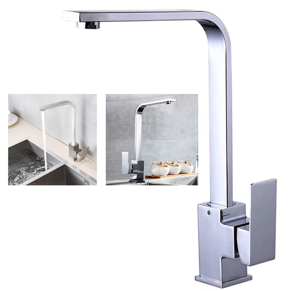 Torneira Monocomando Luxo 360º Aerador Misturador Cozinha Ban