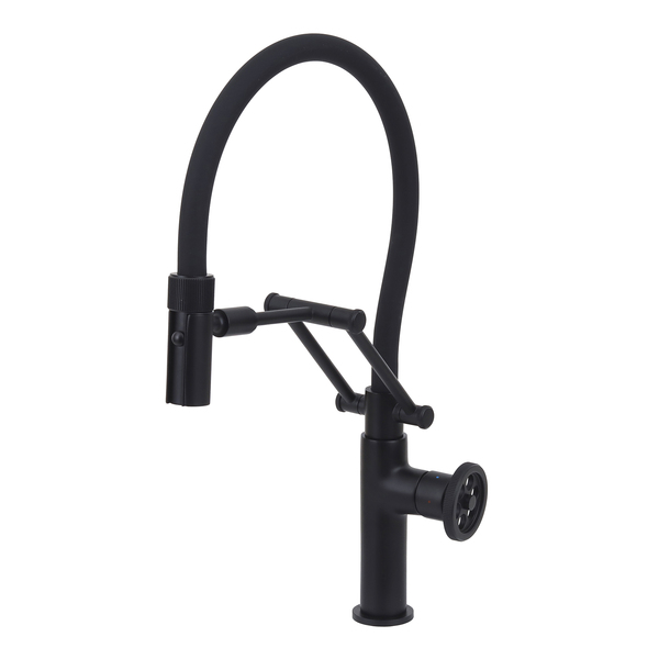 Torneira Monocomando Mesa Bica Alta Preto Detroit Jiwi