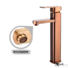 Torneira Monocomando Misturador Alta Lavatório Absolut Rose