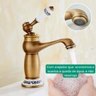 Torneira Monocomando Misturador Banheiro Lavabo Vintage Prove