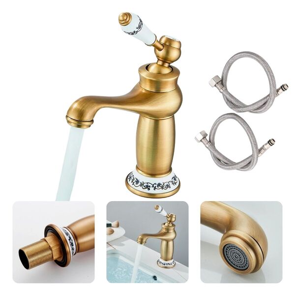 Torneira Monocomando Misturador Banheiro Lavabo Vintage Prove