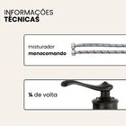 Torneira Monocomando Misturador Banheiro Lavabo Vintage Prove