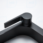 Torneira Monocomando Misturador Para Banheiro Preta Preto Fos