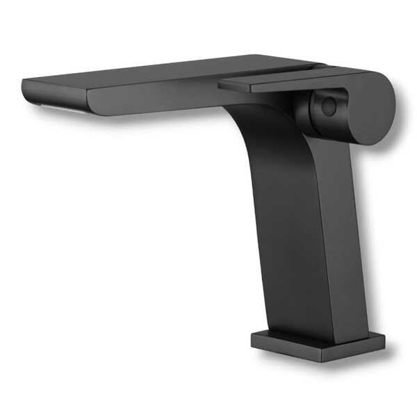 Torneira Monocomando Misturador Para Banheiro Preta Preto Fos