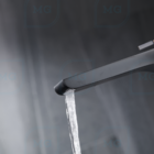 Torneira Monocomando Misturador Para Banheiro Preta Preto Fos