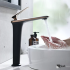 Torneira Monocomando Misturador Petra Alta Rose/preto