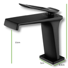 Torneira Monocomando Misturador Preta Preto Mate Fosca Inclin