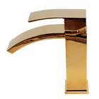 Torneira Monocomando Naas Dourada Brilhante Baixa 2352